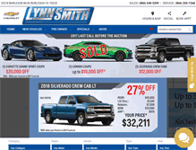 Tablet Screenshot of lynnsmithchevrolet.net